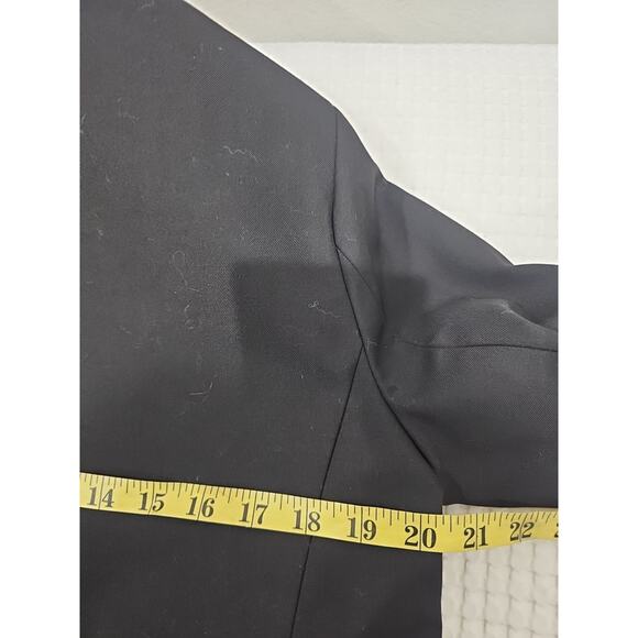 Zara Double Breasted Black Blazer Golden Buttons Size M NWT - Picture 8 of 16